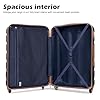 Coolife Luggage 3 Piece Set Suitcase Spinner Hardshell Lightweight TSA Lock #4