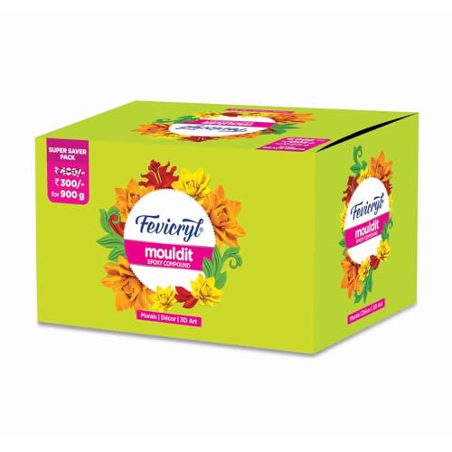 Fevicryl Mould It Clay 900 g | Clay Set for Modelling and Sculpti...