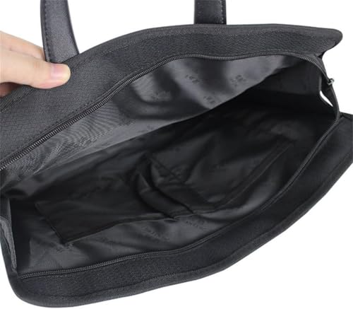 Document Bag Black Handbag Casual Canvas Business Briefcase Large Capacity File Handbag Waterproof Thickened3