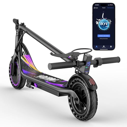 VOLPAM Adult Electric Scooter, 350W/500W/800W Powerful Motor, 8.5"/10"/11'' Solid Tires,