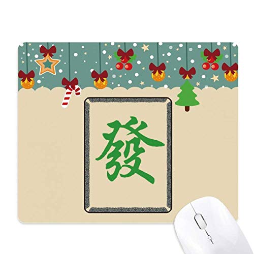 Alfombrilla para ratón Mahjong: diseño original y base de goma antideslizante