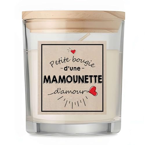 Bougie Mamounette d'amour, un cadeau tendre plein de tendresse
