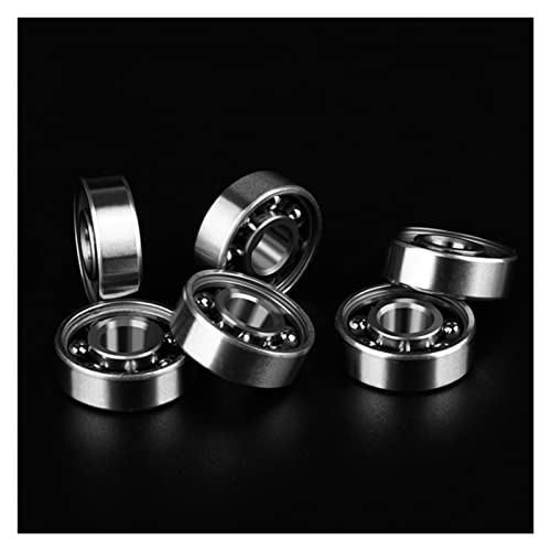 NOVOCE Rolamentos 8 peças, rolamento de aço 608, rolamento de roda em linha 8 x 22 x 7 mm, eixo para