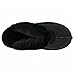 CLPP'LI Womens Slip on Faux Fur Warm Winter Mules Fluffy Suede Comfy Slippers-Black-8