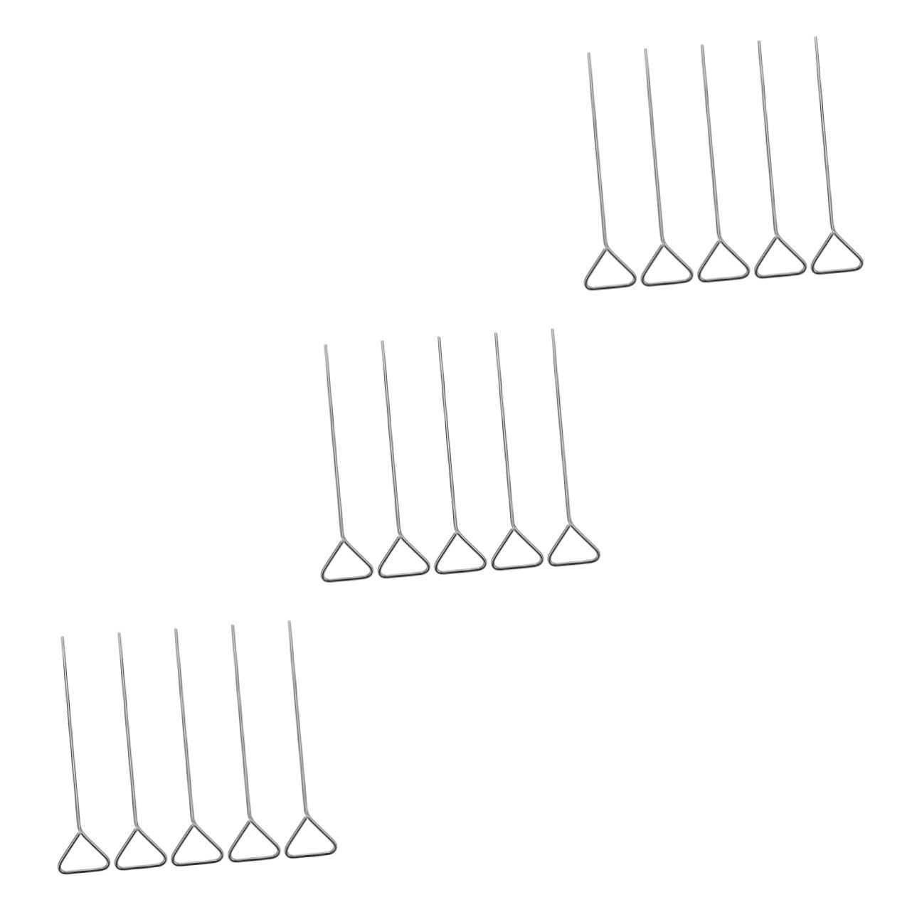 Veemoon 15pcs Stainless Steel Spreader Laboratory Tool for Wide Spreading Precision Coating and Microbiology Applications Lab Accessories Unique Shaped