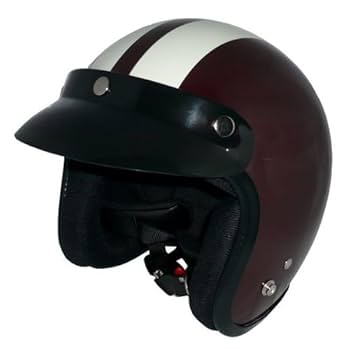 Amazon.co.jp: ZK-300 ヘルメット 3点ボタン式バイザー付き