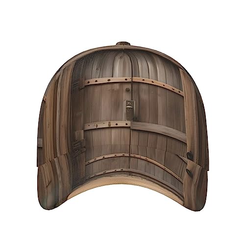Casquette queue de cheval KoNsev taille unique au style imprimé bois rustique - 2