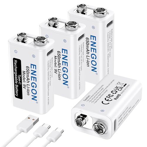 ユアトーンG-1モデル オプションアダプター・パイプ3本・電池2コ・充電器付き Amazon | ENEGON 9V 充電式 電池（650mAh 4個）＋2in1 Type-C 充電