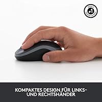 Logitech MK270 Combo Tastatur und kabellose Maus kabellosem Nano-Empfänger (QWERTZ- Deutsches Tastaturlayout) schwarz (Combo | 5er Pack) – Ansicht 3