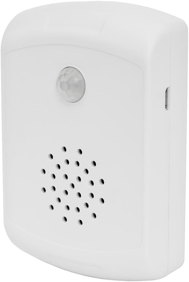 Talking Products, Voice Recordable PIR Infrared Motion Sensor Detector with Multi-Track Playback. Record or Download Your own Custom MP3 Files to Play Speech, Music or Sound Effects for Halloween