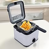 Ageanbri 2.5L Deep Fryer Electric Stainless Steel Fryer With Basket, Freidora Electrica Deaceite...