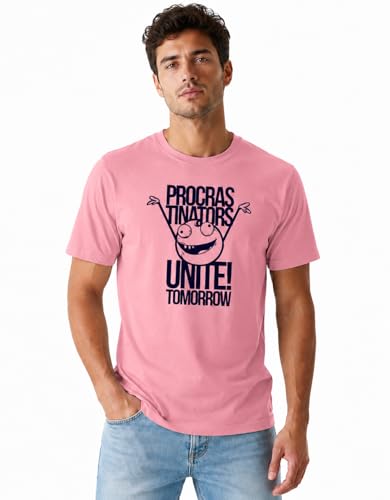 Image of Vastrio Unisex Procrastinators Unite Graphic Regular Fit Cotton T-Shirt