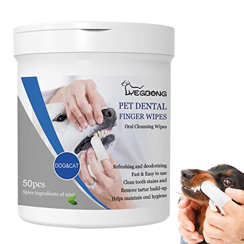 Peegsan 5 PCS Salviettine dentali per Gatti |