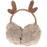 Hemobllo Orejeras de Peluche Conjunto de Mochila para Estudiantes Gorro Cómodo Mullido Orejeras Elegantes para Escuela