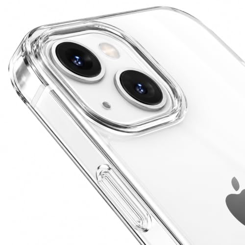 POINT&GO Funda para iPhone 13 y iPhone 14 Transparente, TPU Anti Amarilleo Antigolpes Antiarañazos Ultraresistente, Carcasa Silicona Dura Extra Clara Fina y Suave al Tacto (6,1 Pulgadas)