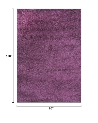 image for SAFAVIEH California Shag Collection Area Rug - 8' x 10', Purple, Non-S