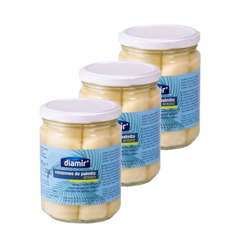 Lot 3x Cœurs de palmiers entiers - Bocal 410g
