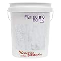 FirmoLux Marmorino Berlina Authentic Venetian Plaster | Smooth Plaster | Made in Italy from Lime & Marble | Gray-Blue Colors (14) | Color: SW6253 Olympus White