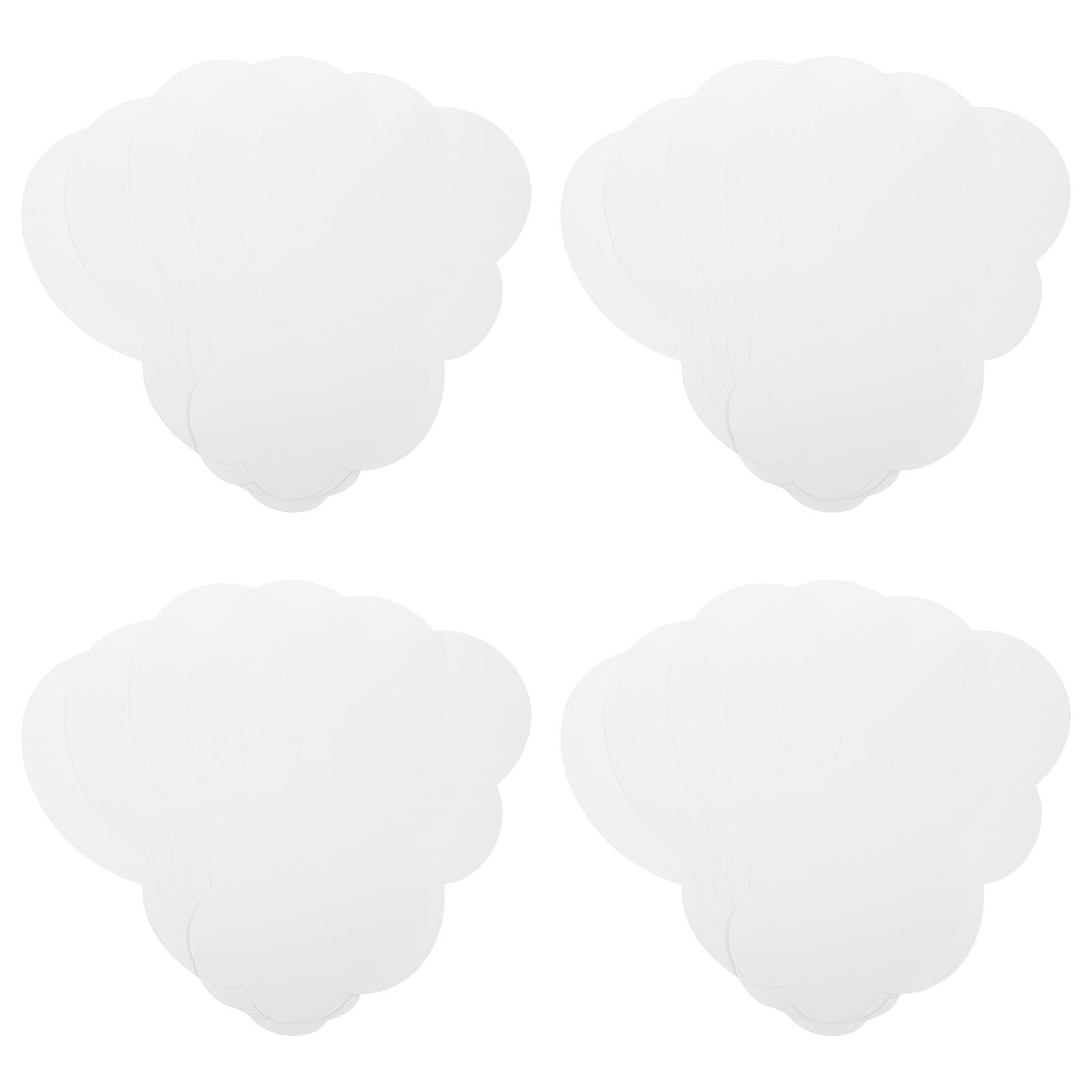 50 Découpes de Nuages Blancs GARVALON en Papier Cartonné pour Loisirs Créatifs et Décoration