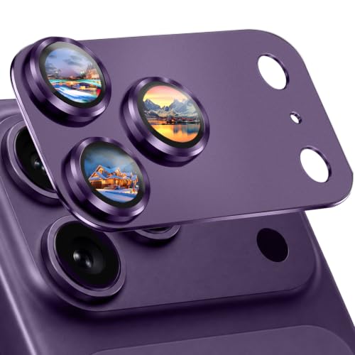SiHPuoy Camera Lens Protector for iPhone 18 Pro Max, Tempered Glass, Red - image 1