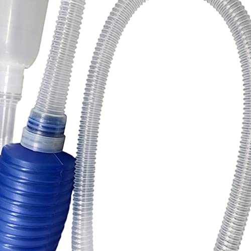 Mingzhe Bomba de sifão manual para aquário/tanque de peixes, dreno de água, limpador de cascalho, bo