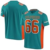 Majestic NFL Mesh Polyester Trikot – Miami Dolphins XXXL aqua