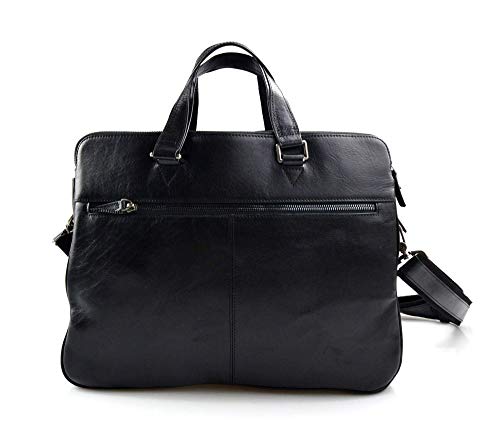 Sac cuir d'épaule pour notebook et trajets urbains