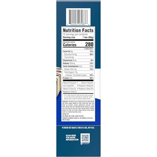 Barritas de proteína CLIF BUILDERS sabor White Fudge OREO 12 unidades miniatura 3
