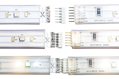Image of Cable Extensions & Connectors for Nanoleaf Essentials | 6-Pin to Cut-End Connector - Solder-On (10 Pack, White)