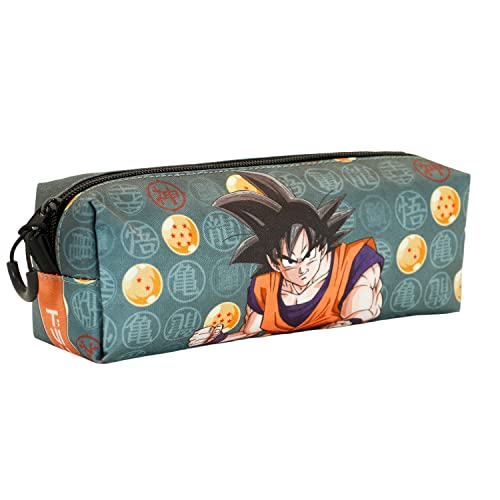 Dragon Ball (Bola De Dragón) Strength, Estuche Portatodo Cuadrado Fan, Verde