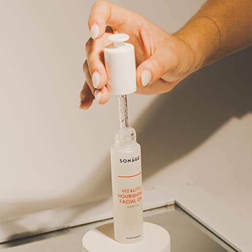 Sonage Vitality Nourishing Facial Oil | Hydrates And Locks In Moisture |Facial Oil Infused With 10 Botanicals, Antioxidants And Omega Acids | Gentle For All Skin Types #TOP2