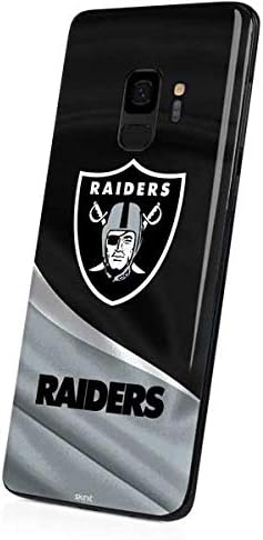 Skinit Decal Phone Skin Compatible with Samsung Galaxy S9 - Officially Licensed NFL Las Vegas Raiders Design