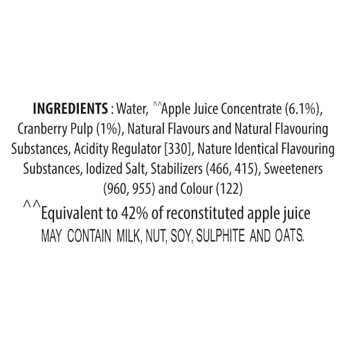 Image of B Natural Cranberry Juice (No Added Sugar), 750ml (Pack of 3)