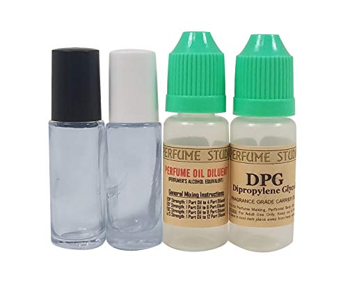 Perfume Studio Fragrance Making Kit use to Make Your own perfumes, Body Oils, Sprays, air fresheners and Body Mist Sprays; 4 Pcs (Perfume Making Kit) Perfume Studio Fragrance Making Kit use to Make Your own perfumes, Body Oils, Sprays, air fresheners and Body Mist Sprays; 4 Pcs (Perfume Making Kit)