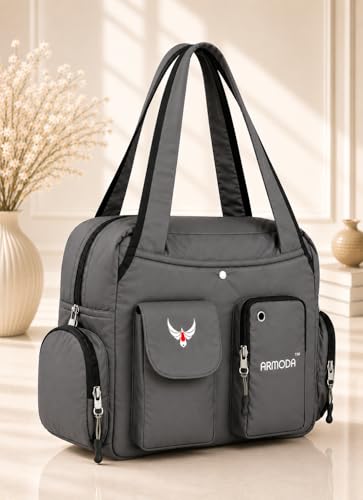 Image of ARMODA Double Pockets Glamour: Stylish Shoulder Bag for Ladies