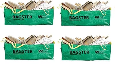 BAGSTER 3CUYD Dumpster in a Bag Holds up to 3,300 lb, Green (F?ur ???k)