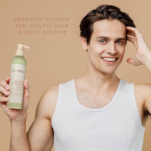 Rice Water Hair Growth Shampoo and Conditioner: Hair Growth Shampoo - Rice Water Shampoo with Biotion and Caffeine for Hair Loss - Rice Water Shampoo and Conditioner for Women and Men (240mL X 2) - Image 6