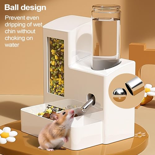 Dispensador de agua para hámster alimentador conejos cobayas PP 6