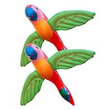 Decoración de Piscina de Loros – Inflable de PVC Ligero | Juguete...
