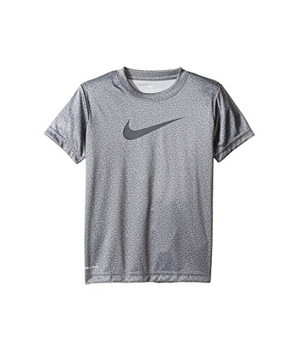 NIKE Boys Dri-Fit Short Sleeve Athletic T Shirt, Wolf Grey (4 US Little Kid)