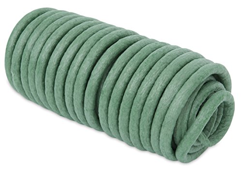 Windhager - Alambre con Recubrimiento de Espuma para Crecimiento de Planta, 10 m / 8 mm, Color Verde Cover
