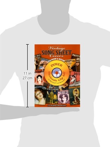 Vintage Song Sheet Covers Cd-Rom And Book (Dover Electronic Clip Art) #TOP4