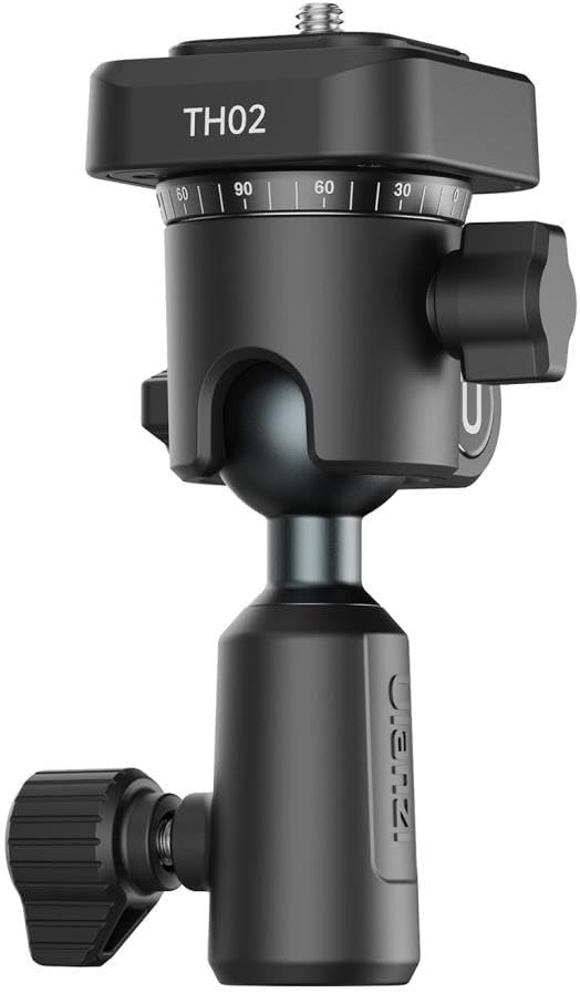 Ulanzi T112 TH02 Uka Inverted Ball Head with Quick Release Plate 360° Rotation Camera Mount Monopod Tripod Camera DSLR