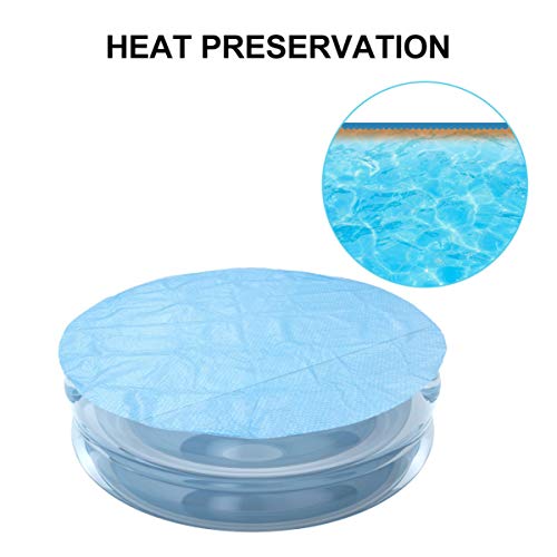 Capa de piscina BESPORTBLE redonda à prova de poeira e à prova de água, pano de solo, cobertor de bo