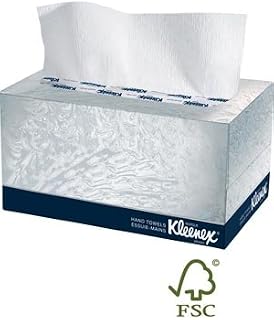 Kimberly-Clark 01701 Hand Towel, Pop-Up Box, 1-Ply, White (Pack of 2160)