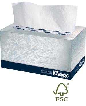 Kimberly-Clark 01701 Hand Towel, Pop-Up Box, 1-Ply, White (Pack of 2160)