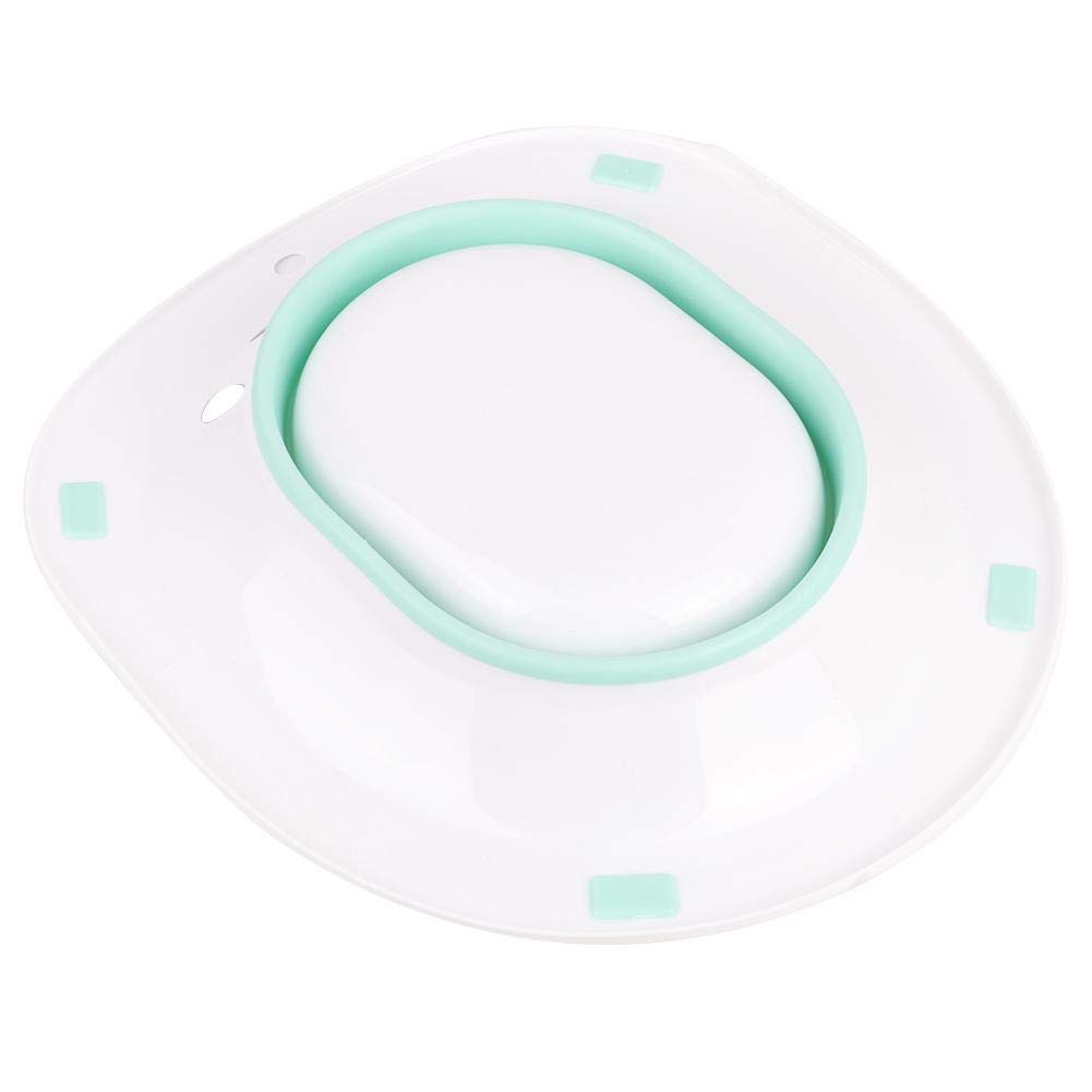 Garosa Baño de Asiento Lavado de Cadera Lavabo Plegable Bidé Portátil Se Adapta Al Inodoro Perineal Remojo para Mujeres Embarazadas de Maternidad con Hemorroides(Blue)