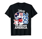 Disney Mickey Mouse Celebrates America 250 4th of July Tee T-Shirt
