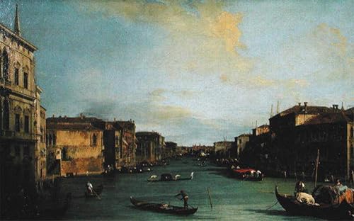 Regalo de lienzo del Ponte di Rialto de Canaletto ideal para inauguración de casa nueva 60x90