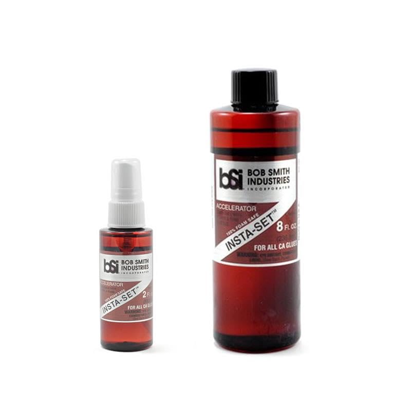 Foam Safe Accelerator Kicker Bob Smith Ind INSTASET Pump Spray & REFILL 2oz PLUS 8oz